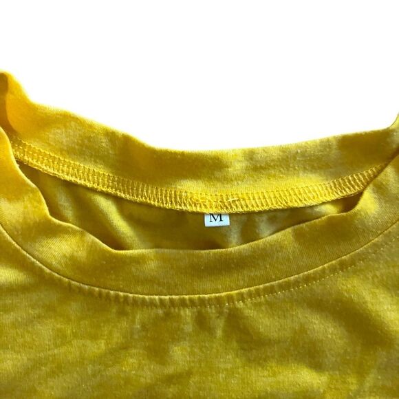 Yellow Sunflower Short Sleeve Shirt - Picture 3 of 3
